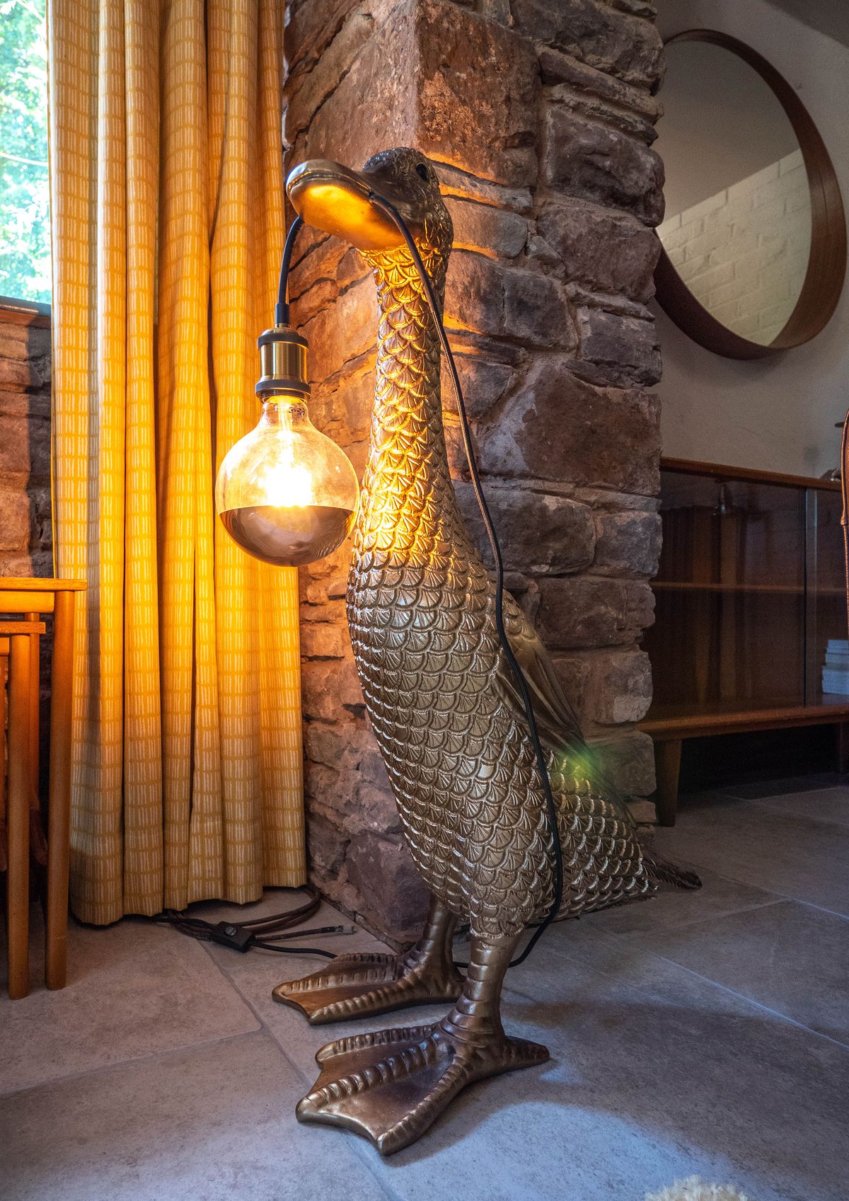 Let there be light large duck floor standing lamp great talking point Monnow Valley Studios www.bhhl.co.uk