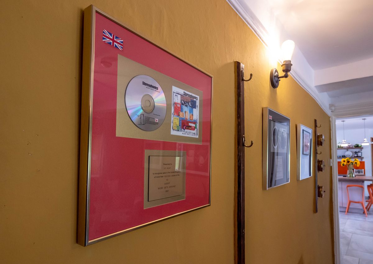 Some of the music discs that made Monnow Valley Studios famous self catering accommodation Monmouthshire www.bhhl.co.uk