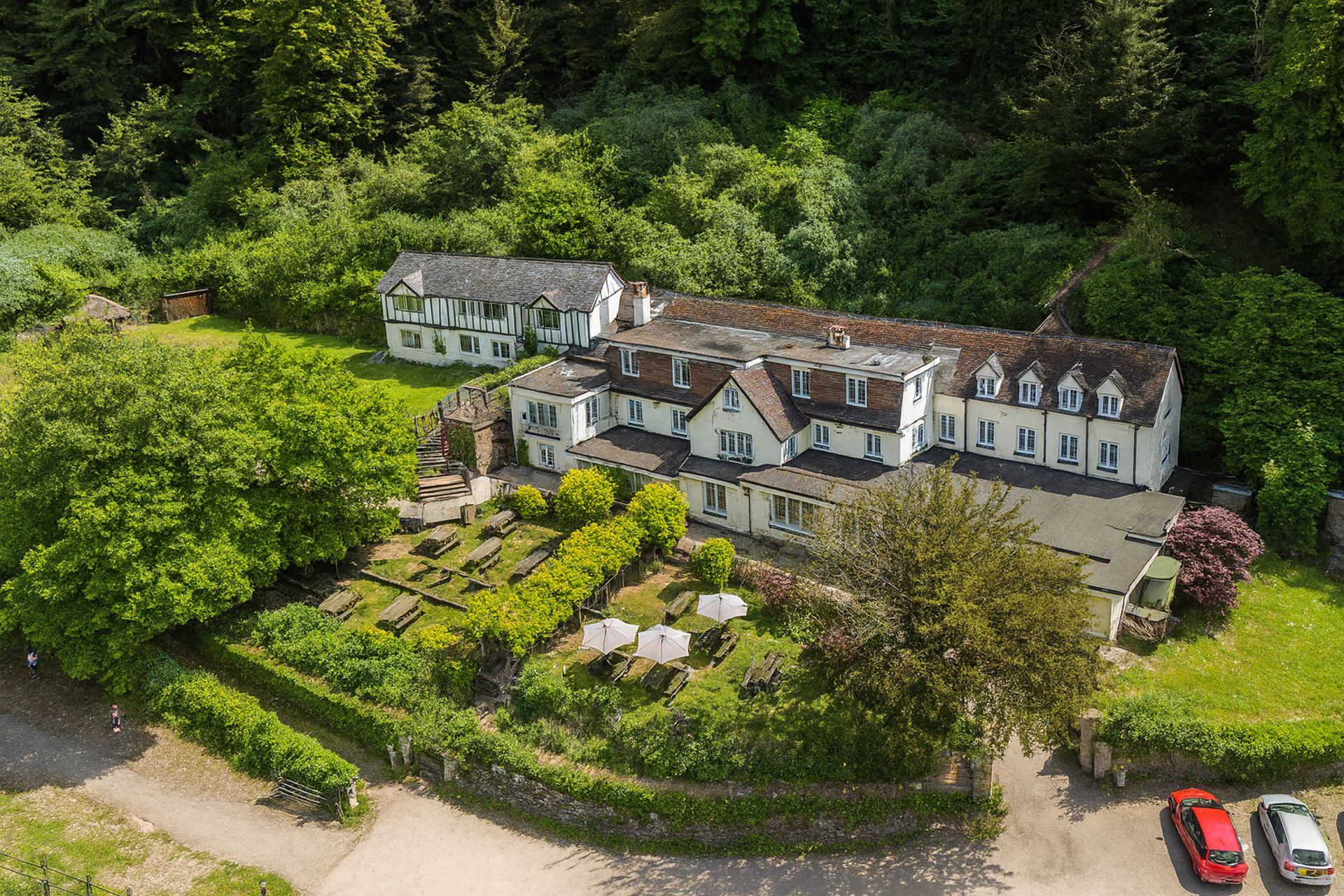 Birds Eye View of Symonds Yat Lodge