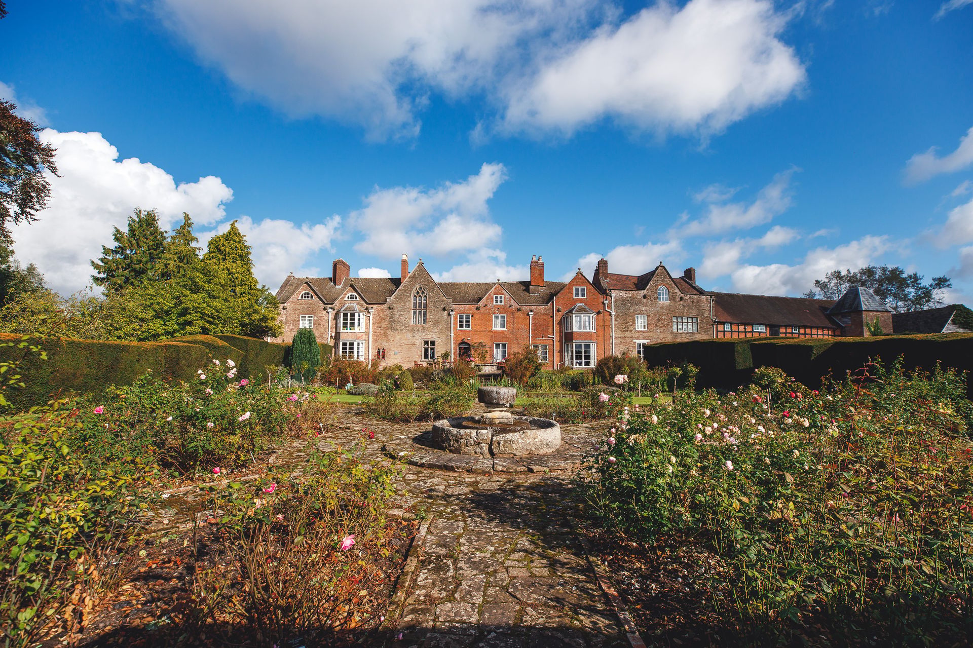 Rose garden Bowley Hall